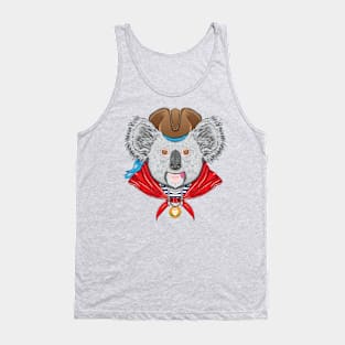 Captain Koala Tank Top